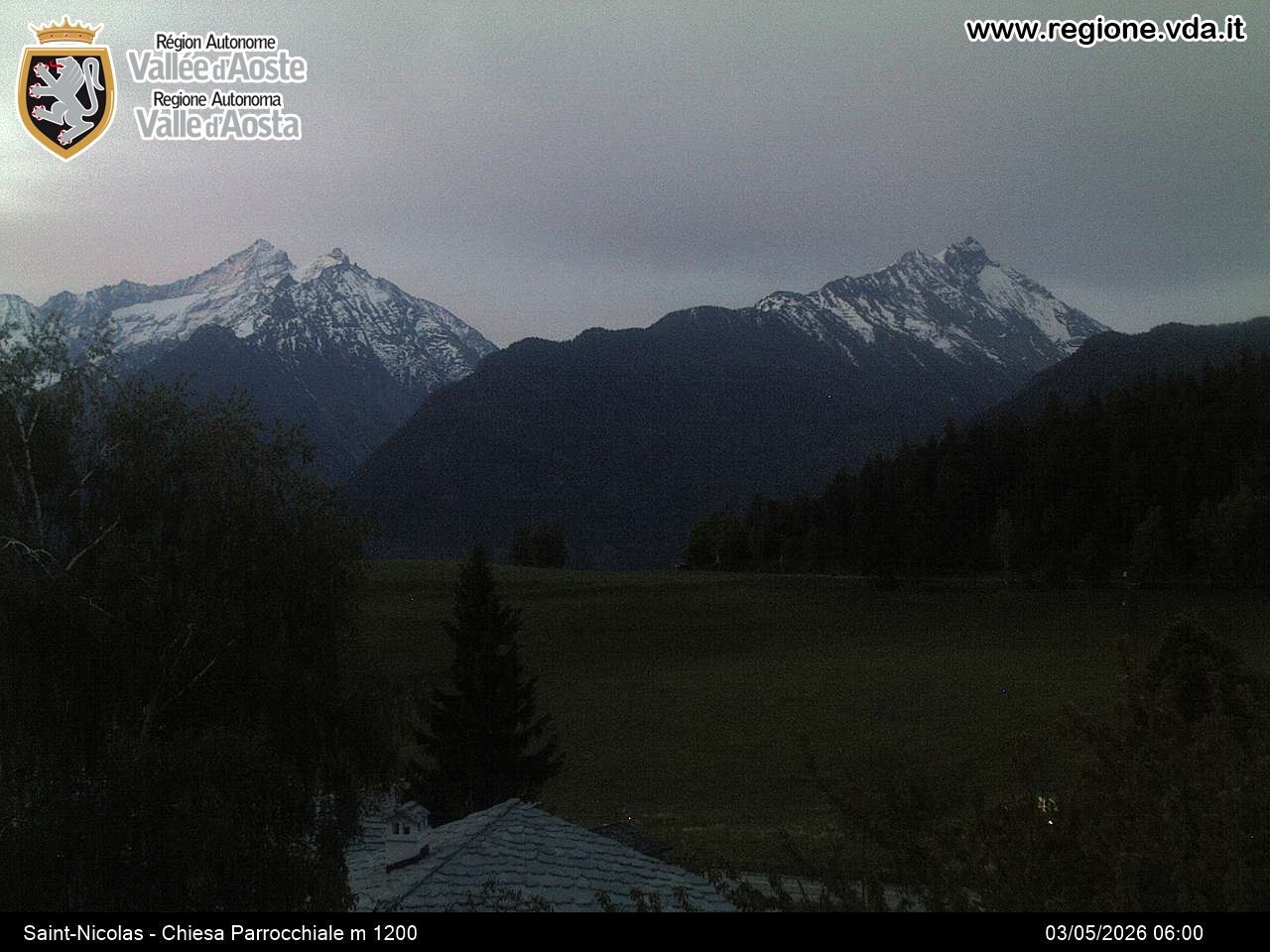 Archiv Foto Webcam Aostatal, Saint-Nicolas