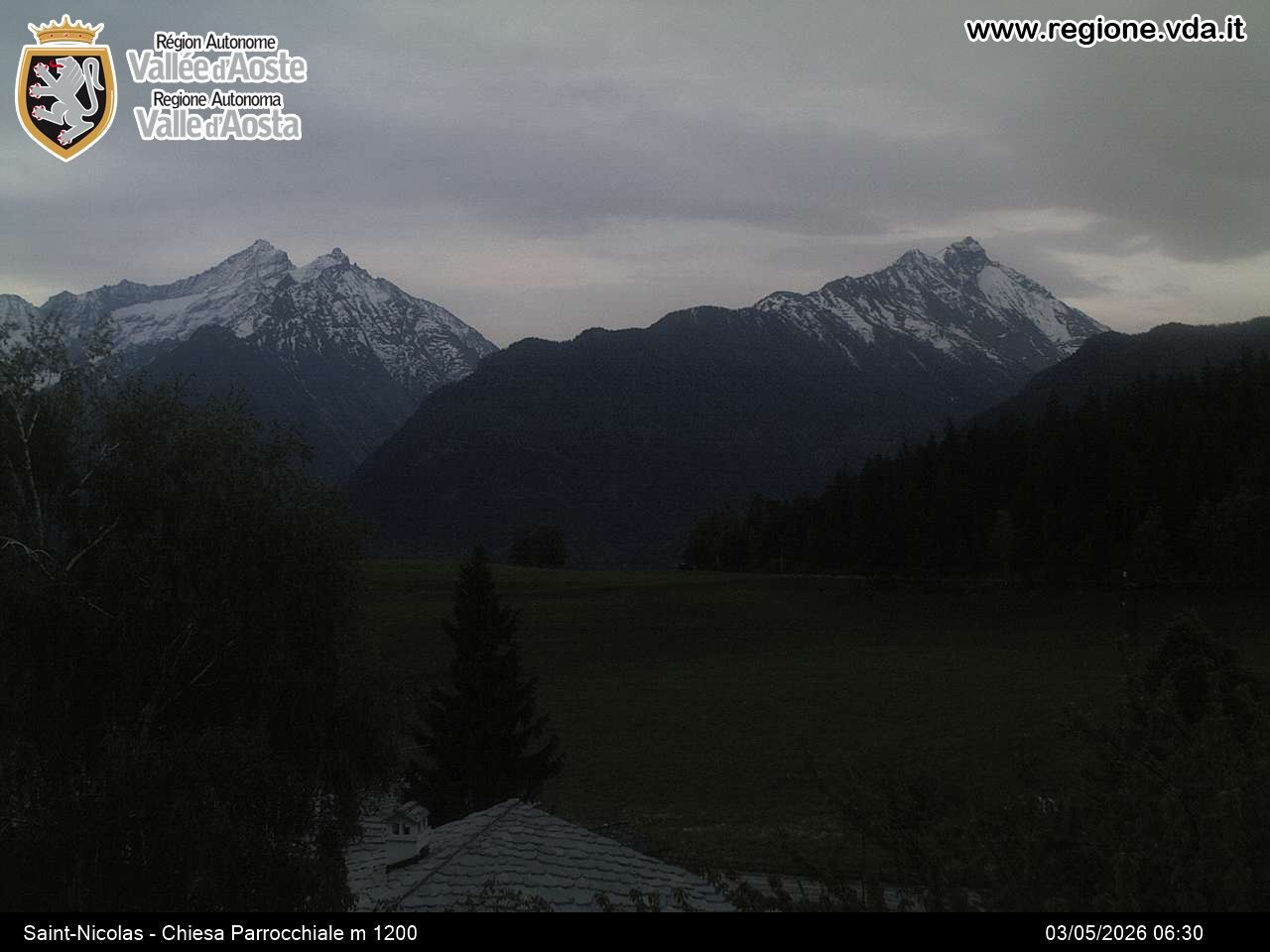 Archiv Foto Webcam Aostatal, Saint-Nicolas