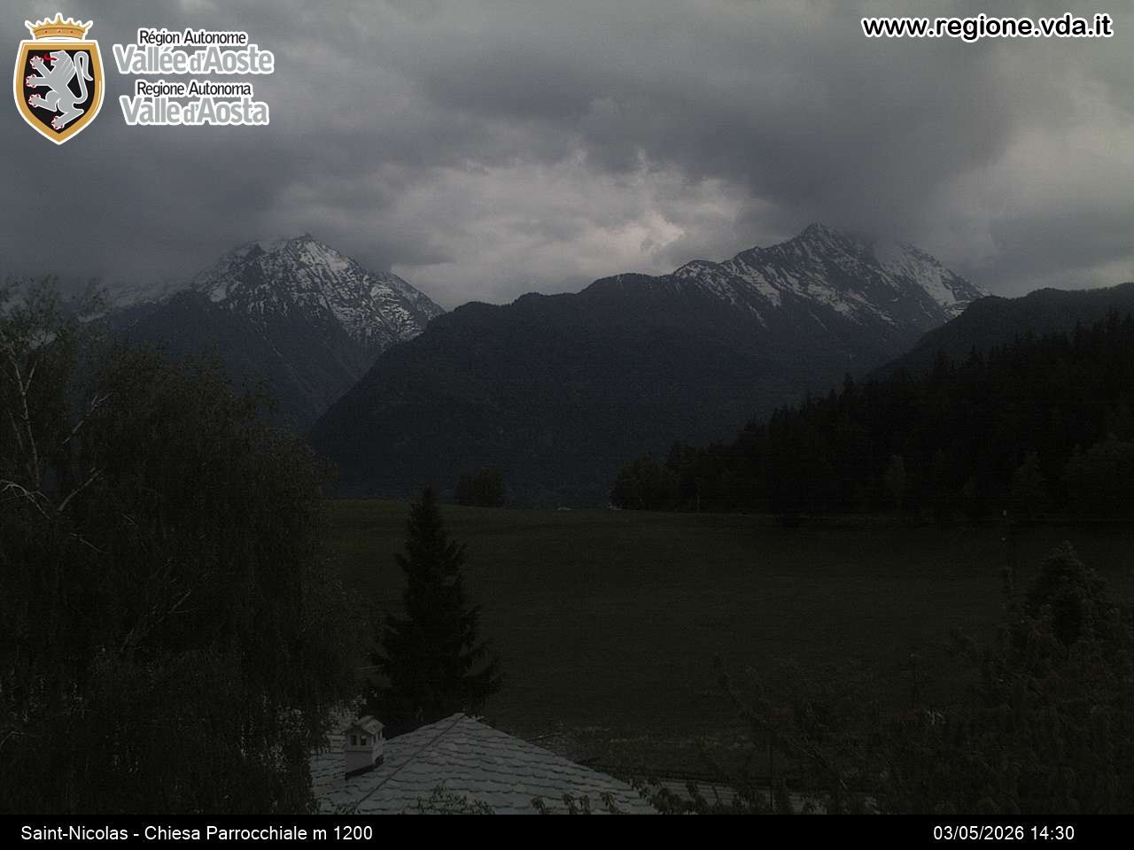 Archived image Webcam Aosta Valley, Saint-Nicolas