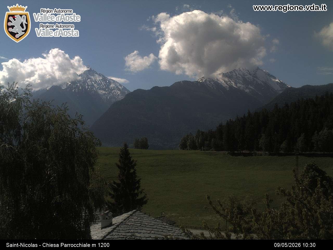 Archiv Foto Webcam Aostatal, Saint-Nicolas