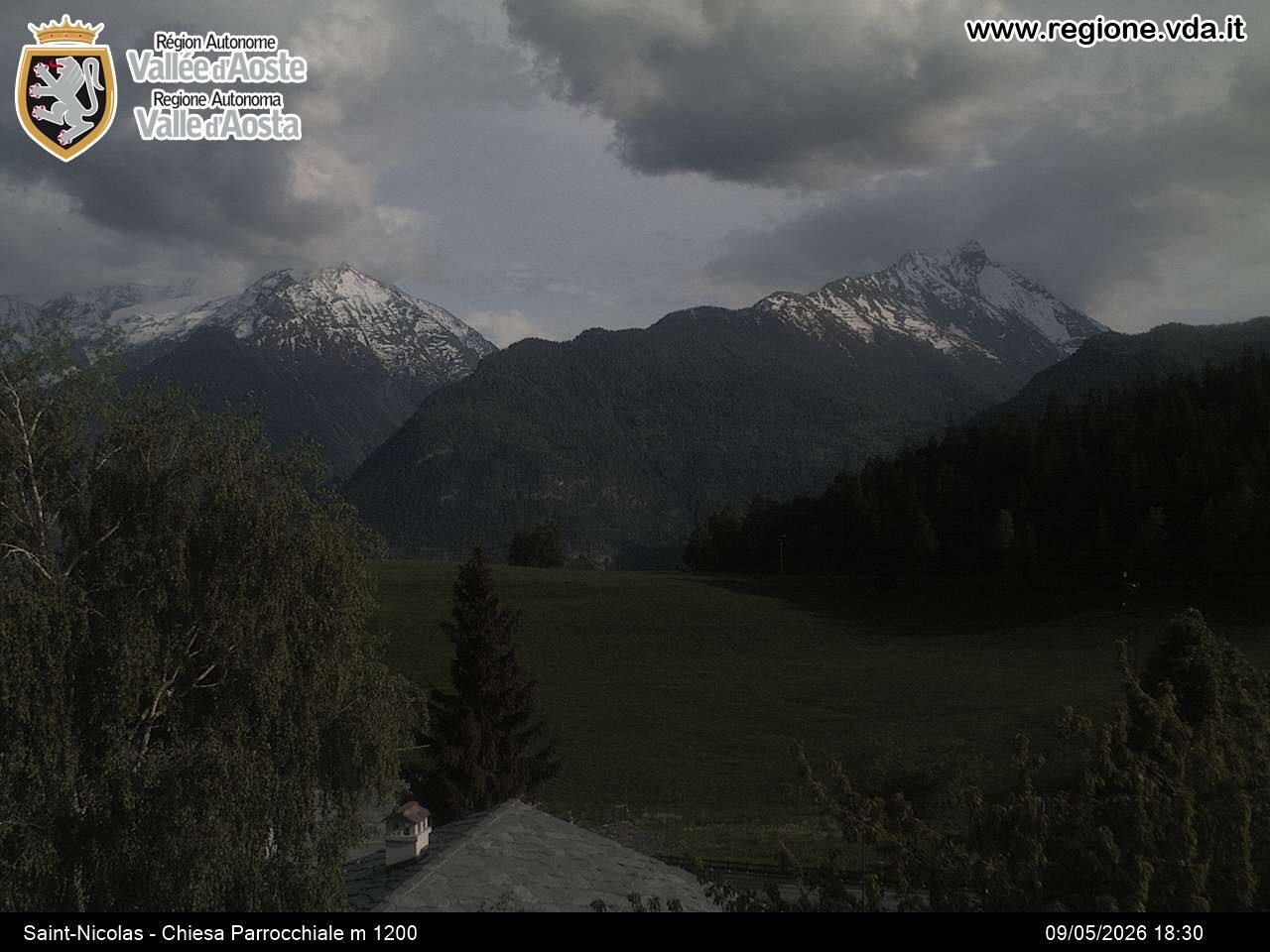 Archiv Foto Webcam Aostatal, Saint-Nicolas