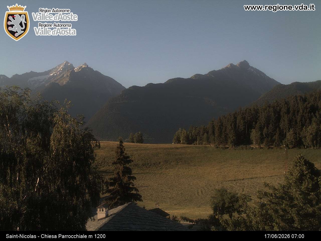 Archiv Foto Webcam Aostatal, Saint-Nicolas
