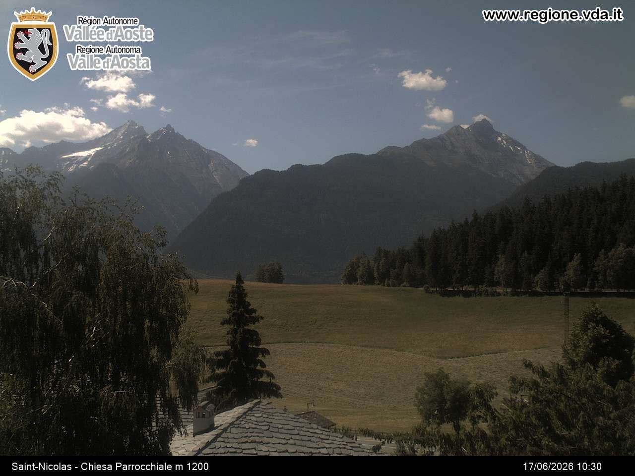 Archiv Foto Webcam Aostatal, Saint-Nicolas
