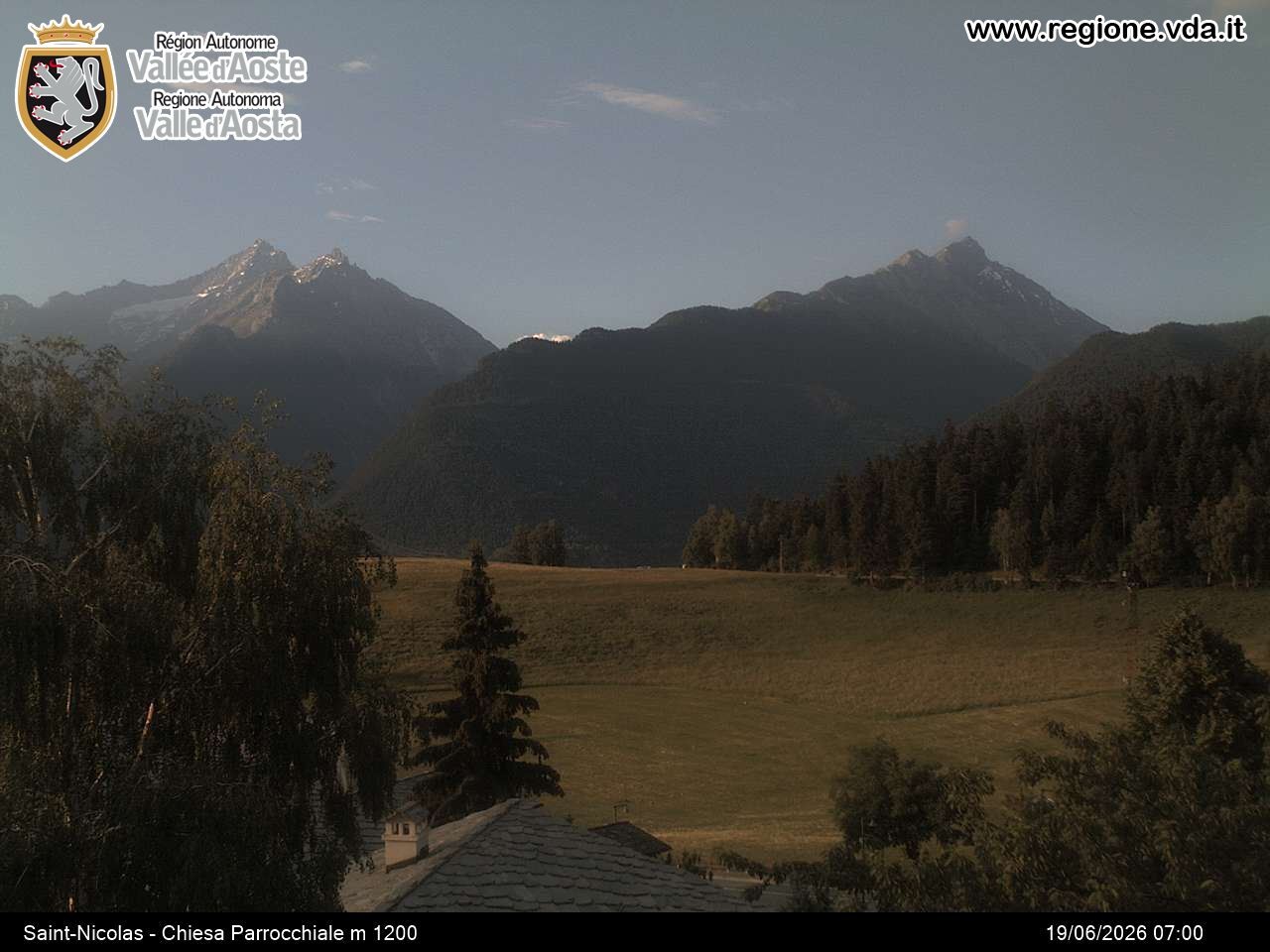 Archiv Foto Webcam Aostatal, Saint-Nicolas