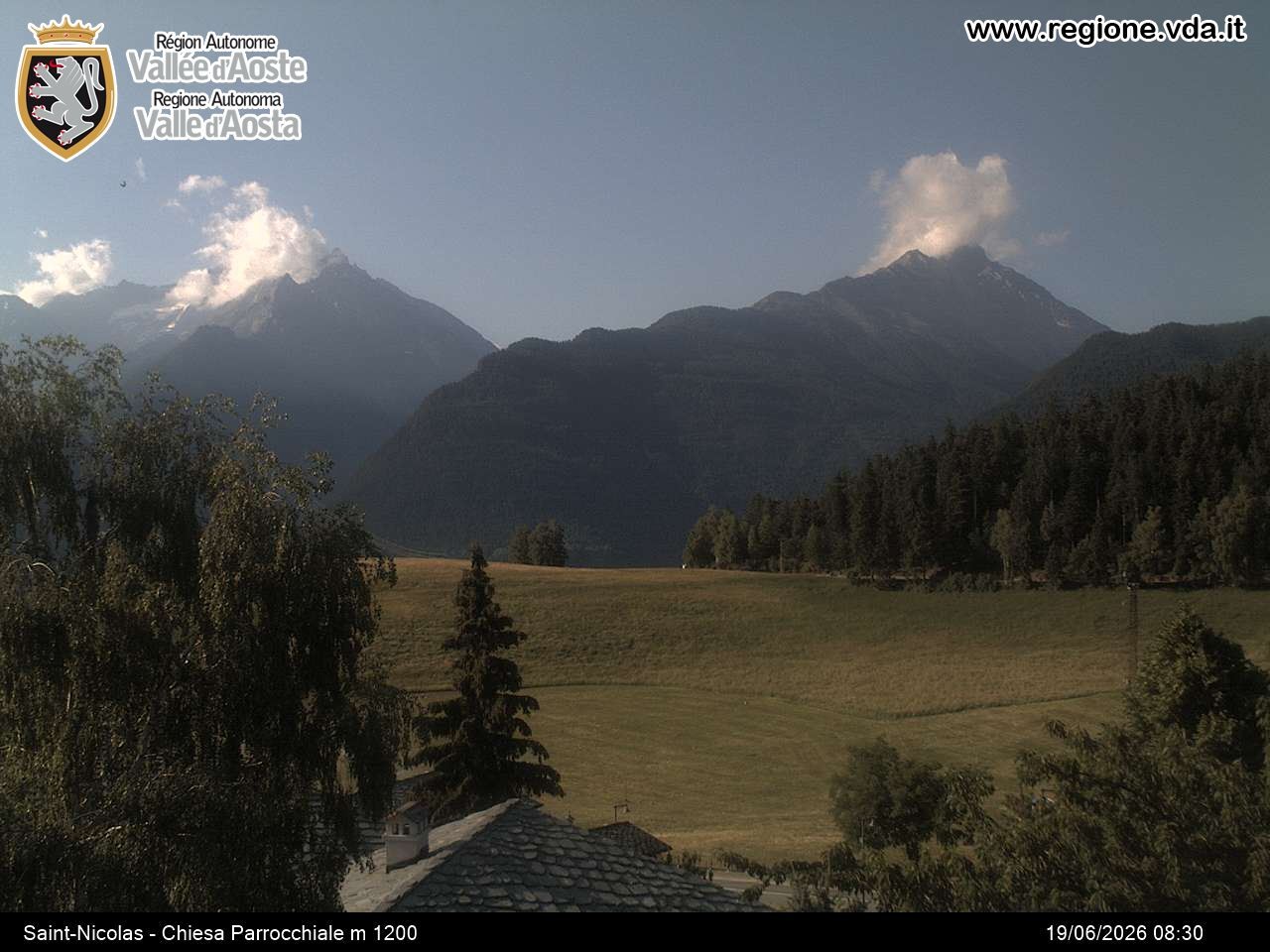 Archiv Foto Webcam Aostatal, Saint-Nicolas