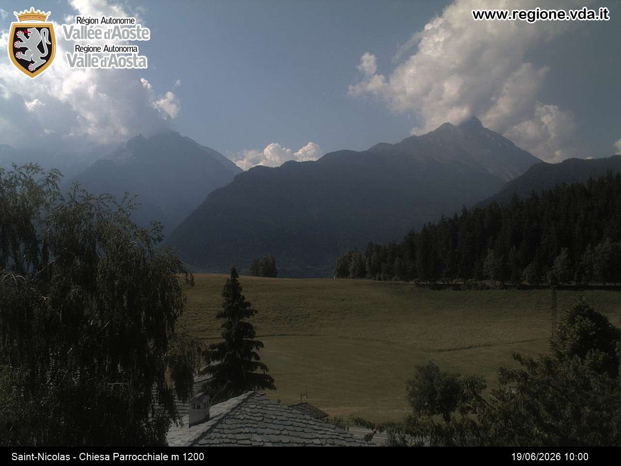 Archiv Foto Webcam Aostatal, Saint-Nicolas