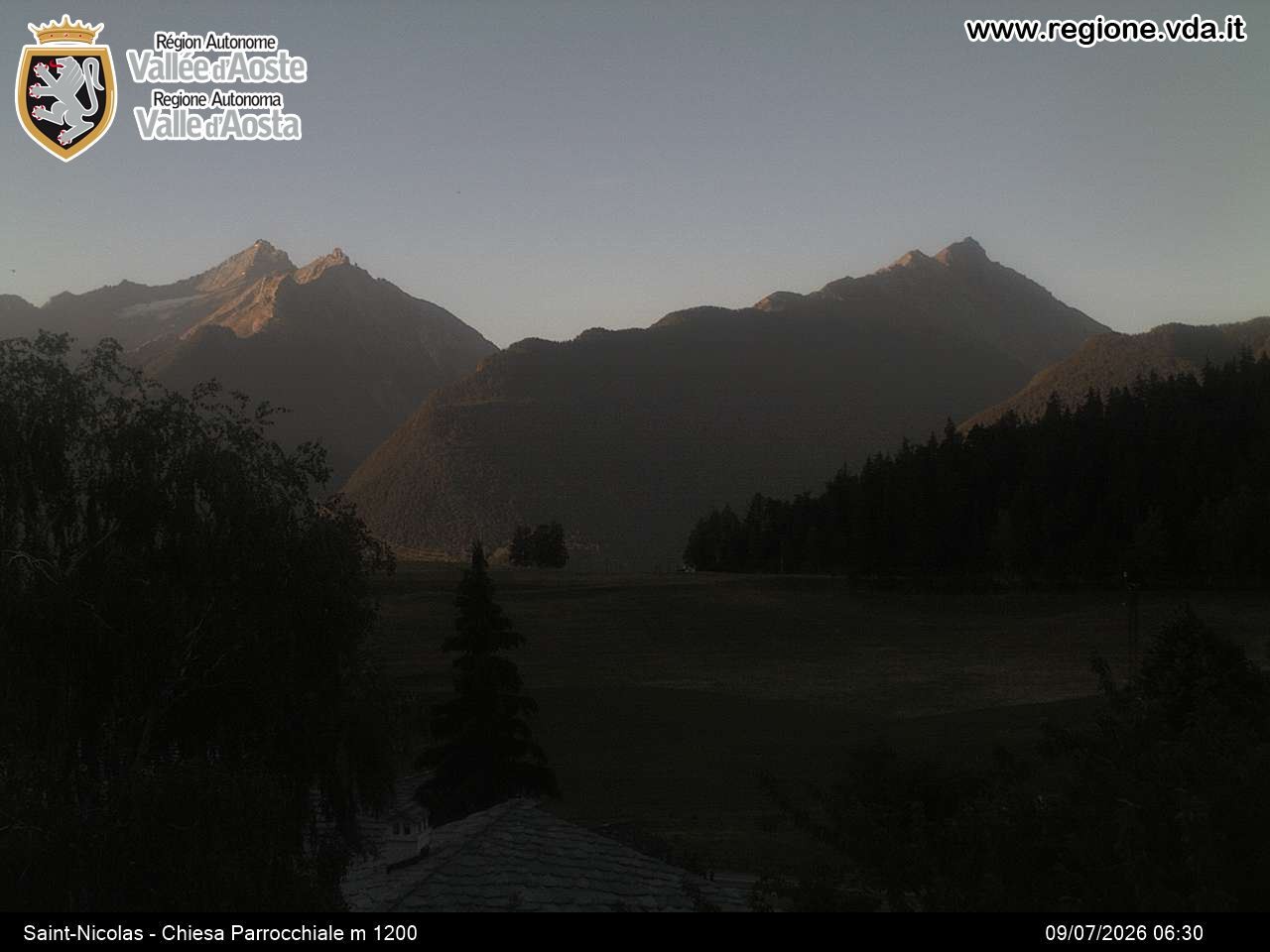 Archiv Foto Webcam Aostatal, Saint-Nicolas