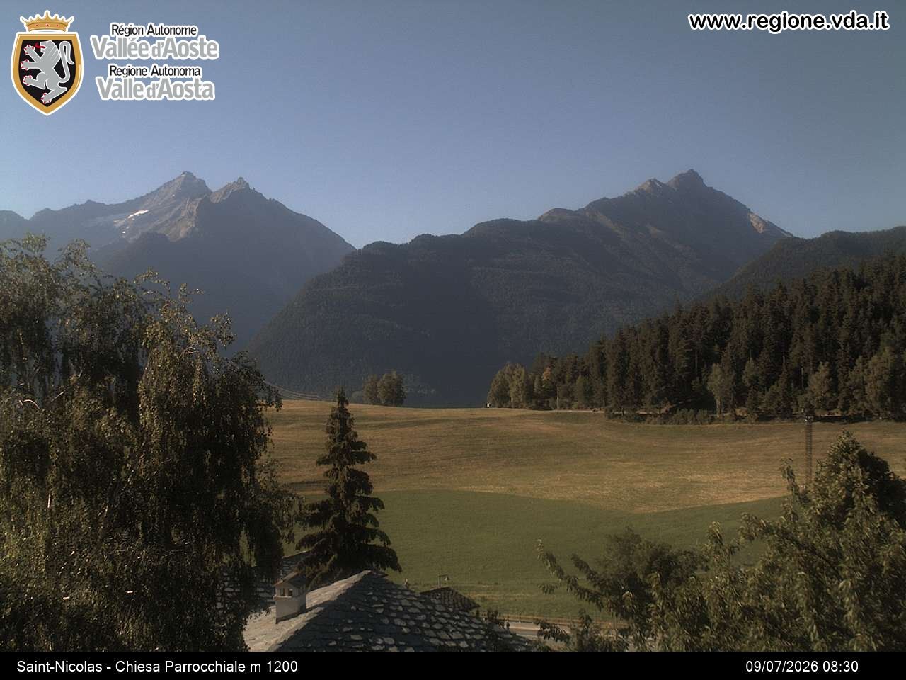 Archiv Foto Webcam Aostatal, Saint-Nicolas