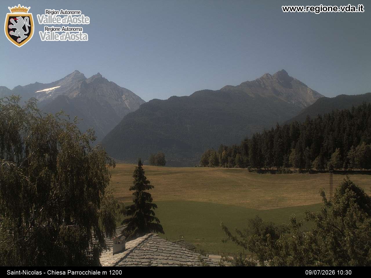 Archiv Foto Webcam Aostatal, Saint-Nicolas