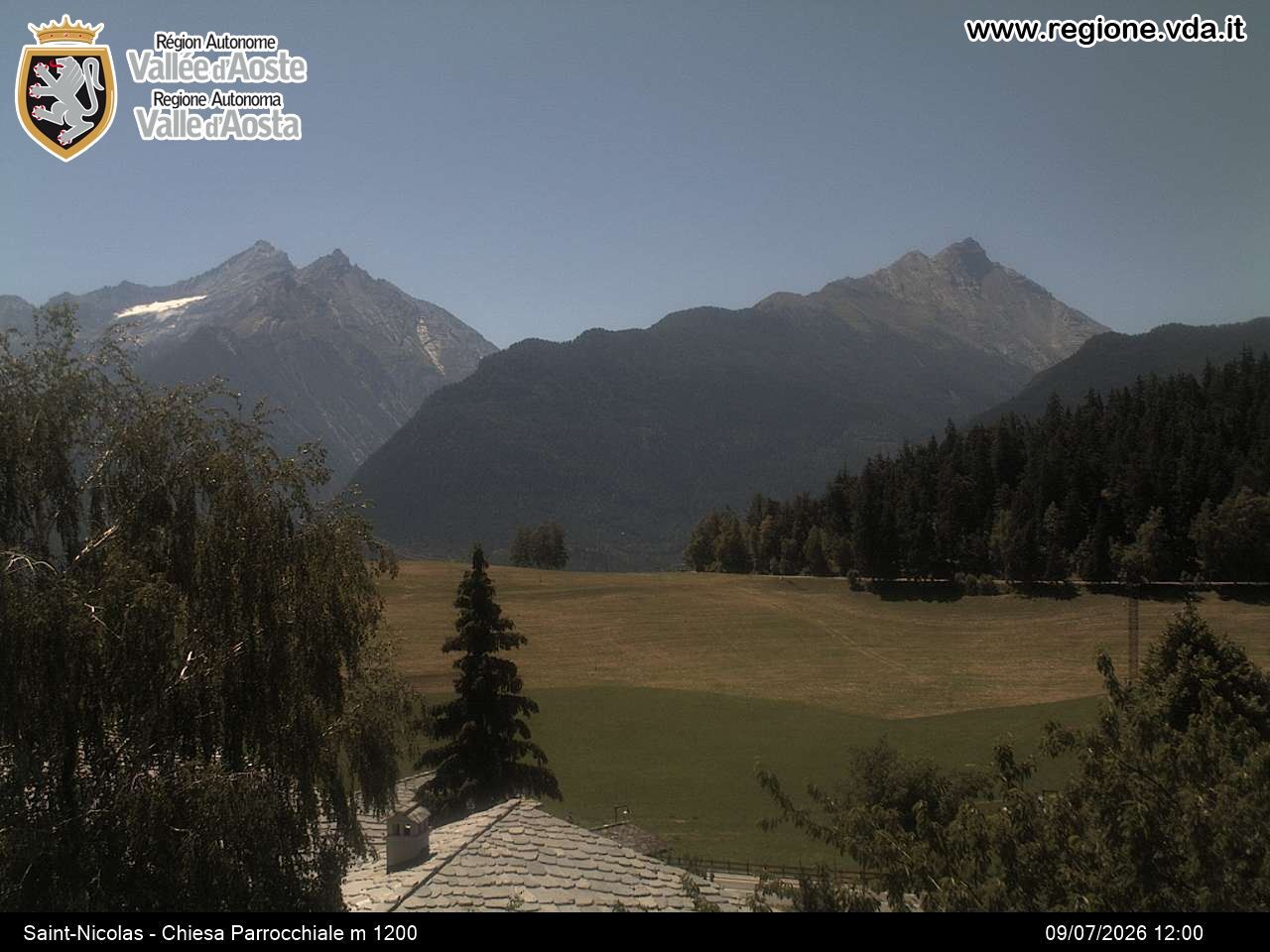 Archiv Foto Webcam Aostatal, Saint-Nicolas