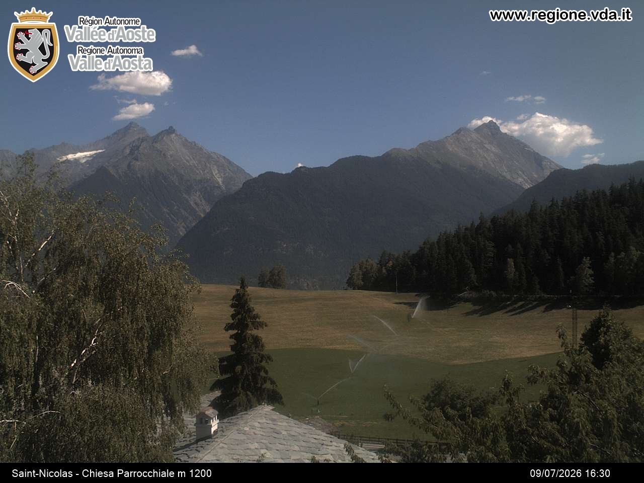 Archiv Foto Webcam Aostatal, Saint-Nicolas
