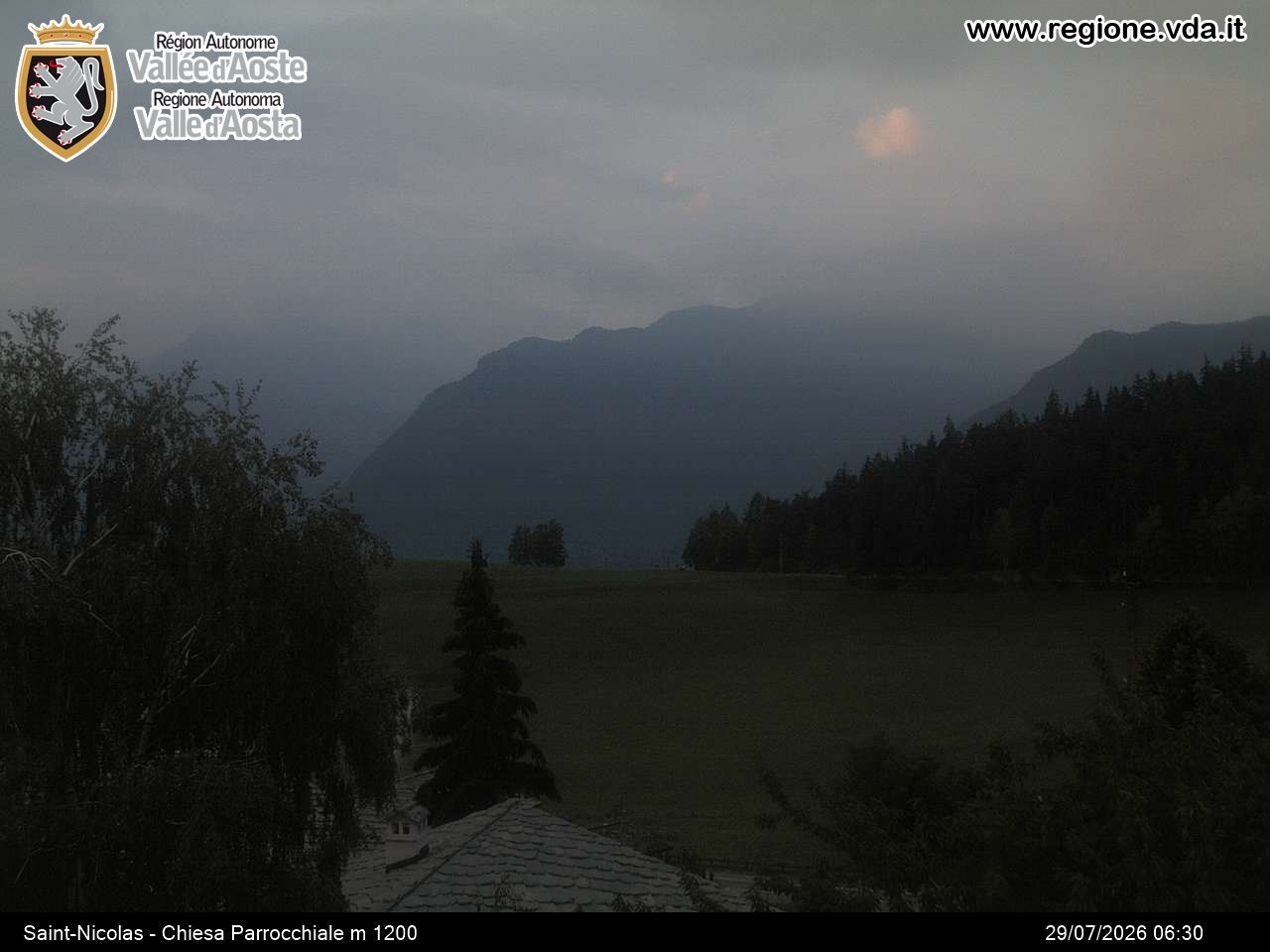 Archiv Foto Webcam Aostatal, Saint-Nicolas