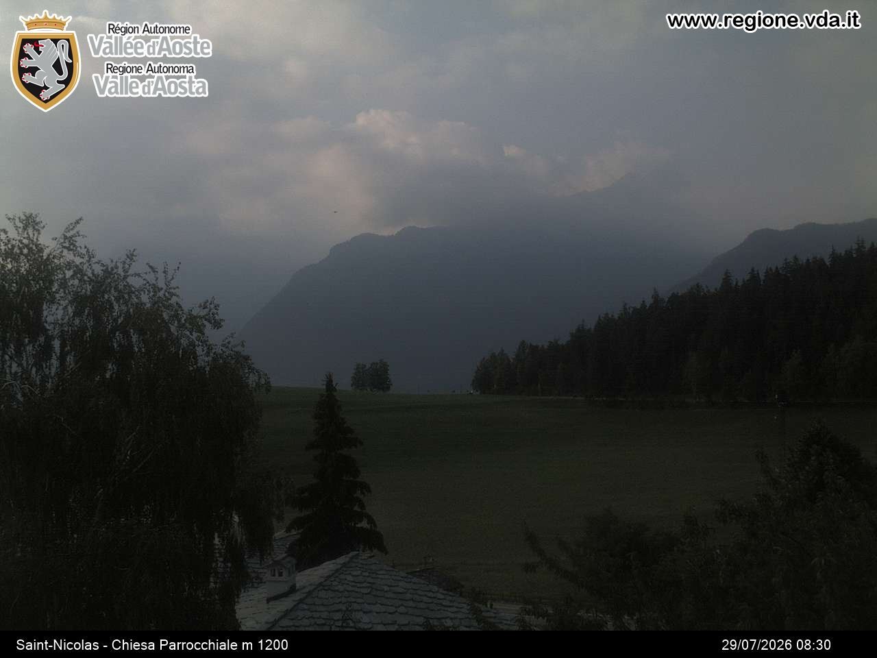 Archiv Foto Webcam Aostatal, Saint-Nicolas