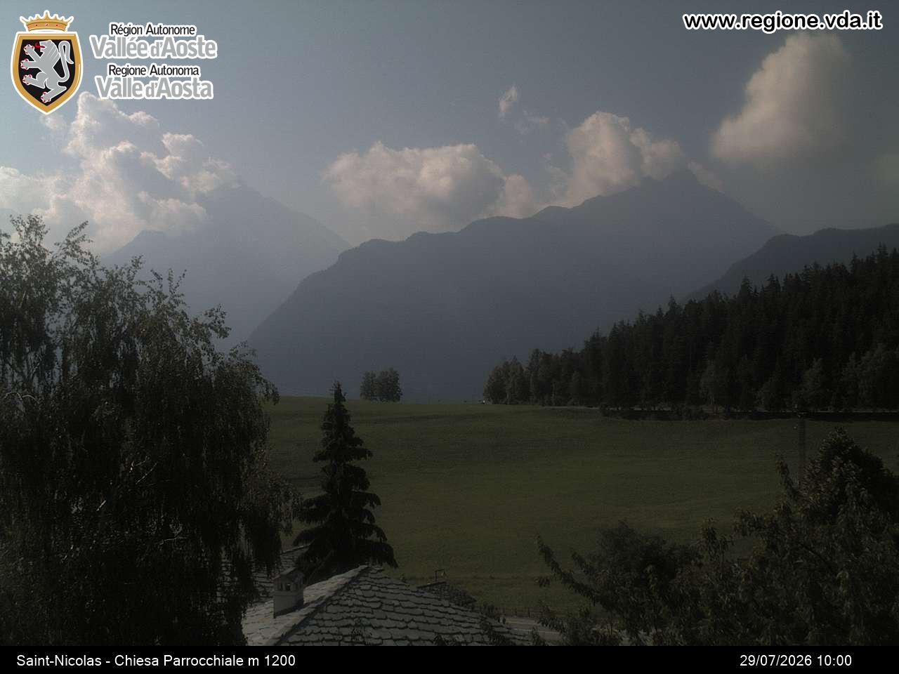 Archiv Foto Webcam Aostatal, Saint-Nicolas