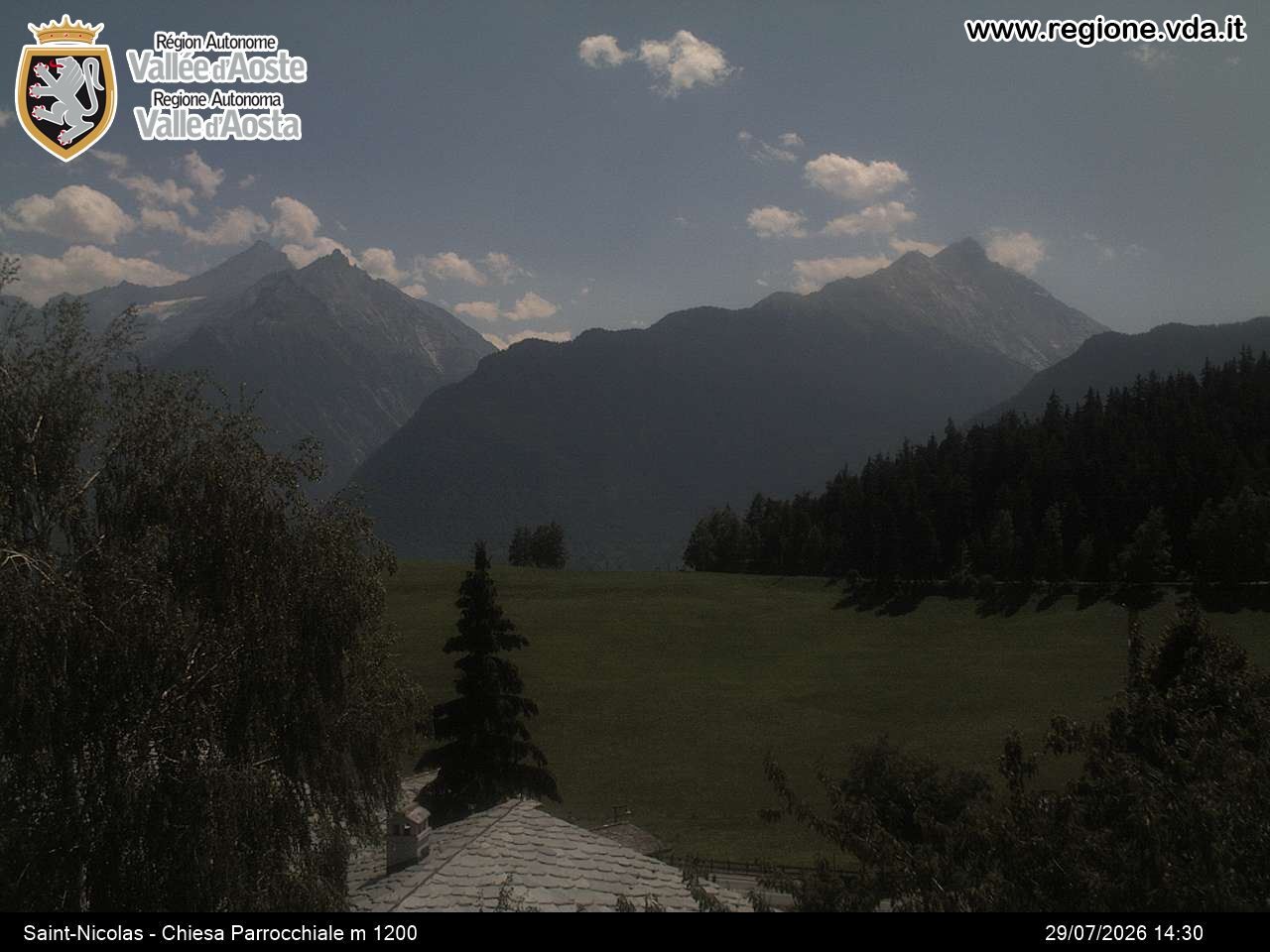 Archiv Foto Webcam Aostatal, Saint-Nicolas