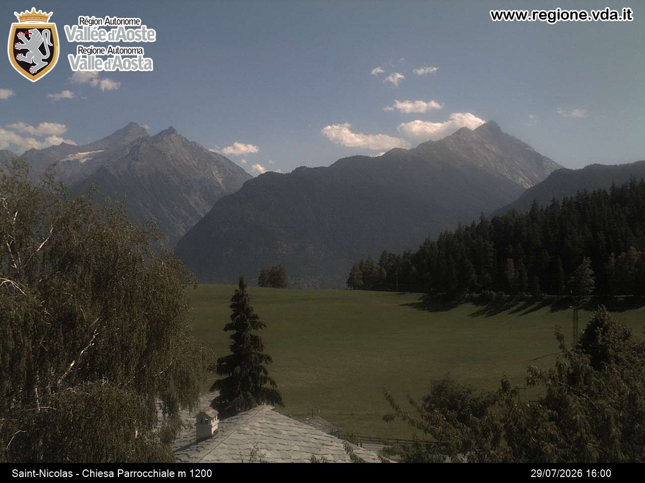 Archiv Foto Webcam Aostatal, Saint-Nicolas