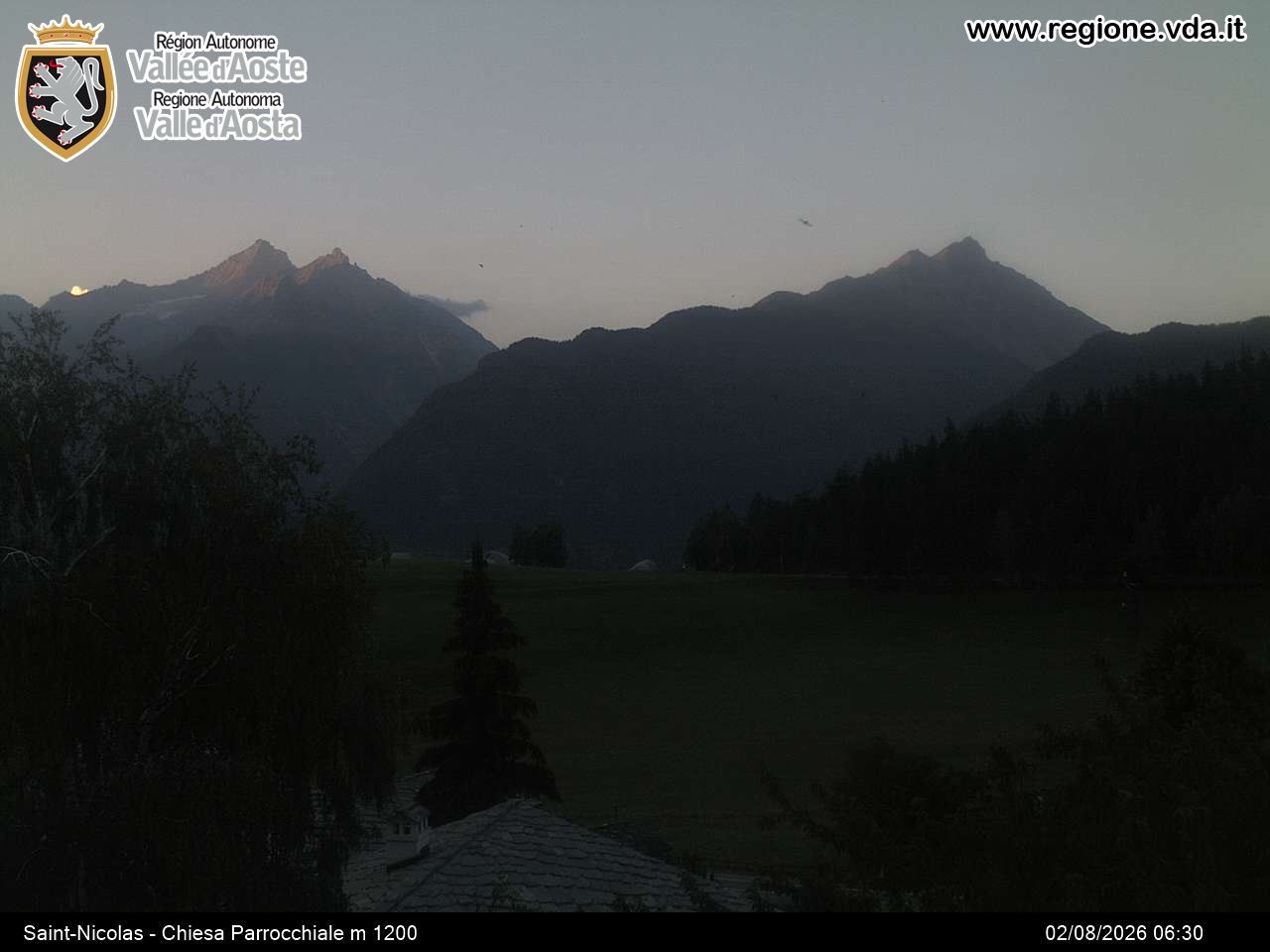 Archiv Foto Webcam Aostatal, Saint-Nicolas