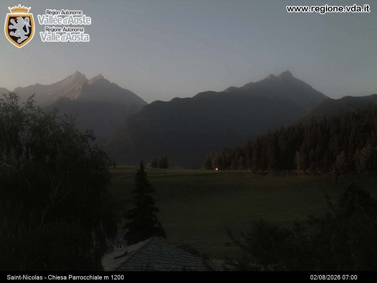 Archiv Foto Webcam Aostatal, Saint-Nicolas