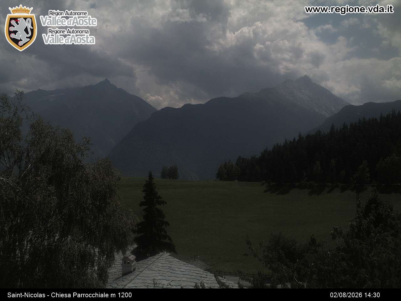 Archived image Webcam Aosta Valley, Saint-Nicolas