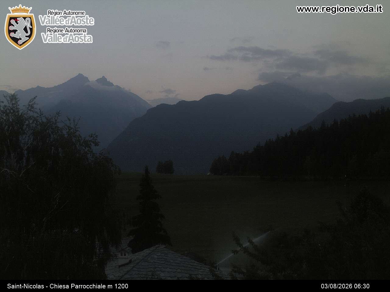 Archiv Foto Webcam Aostatal, Saint-Nicolas