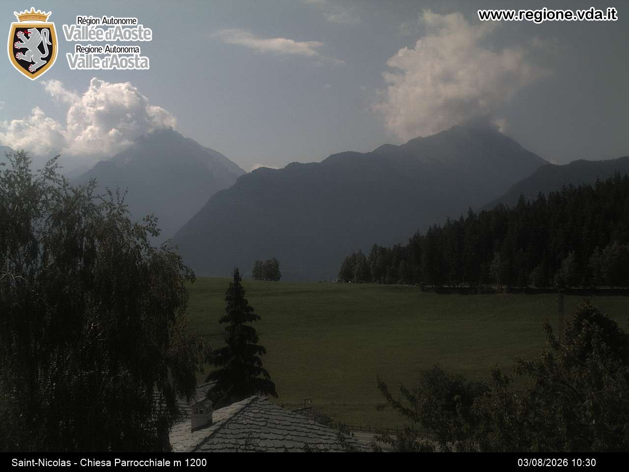 Archiv Foto Webcam Aostatal, Saint-Nicolas