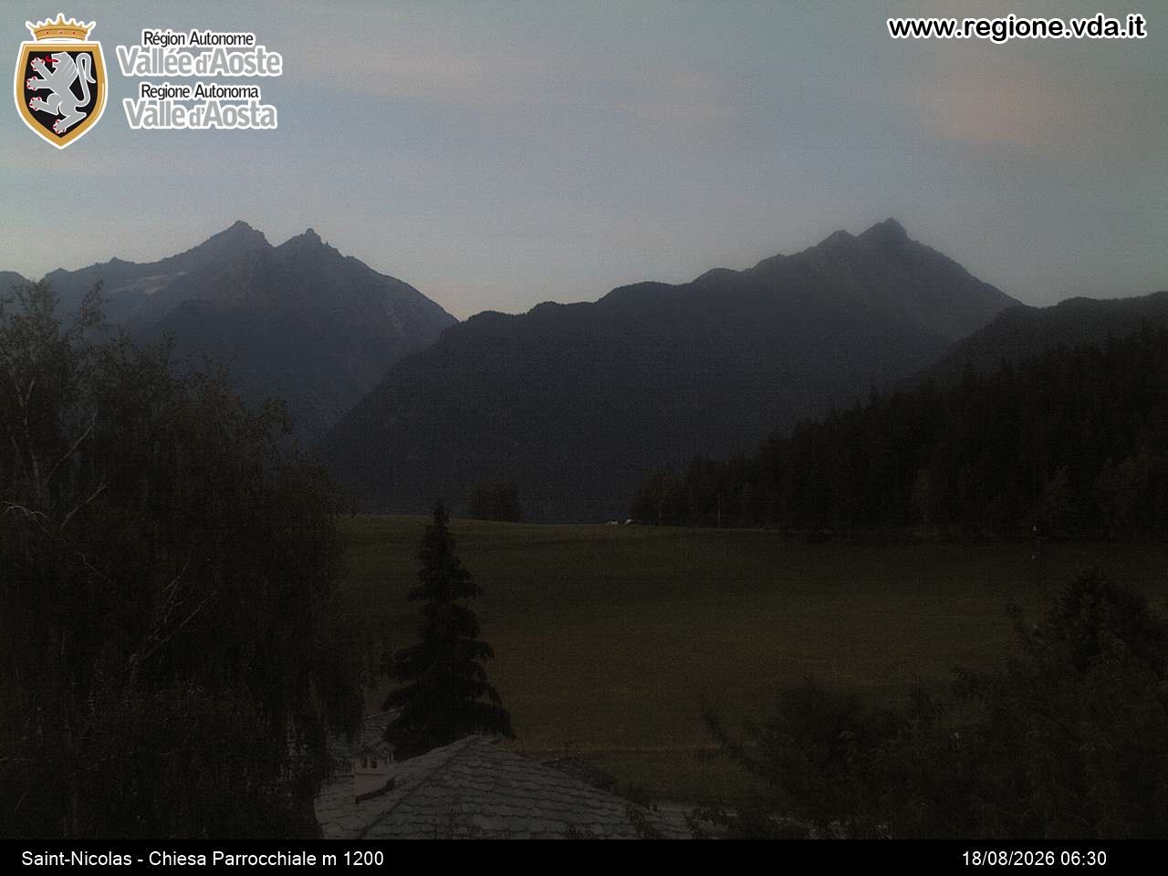 Archiv Foto Webcam Aostatal, Saint-Nicolas