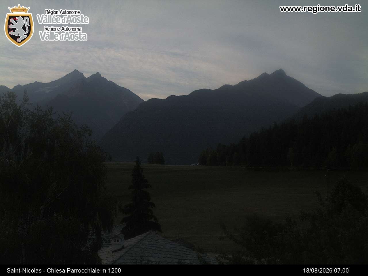 Archiv Foto Webcam Aostatal, Saint-Nicolas