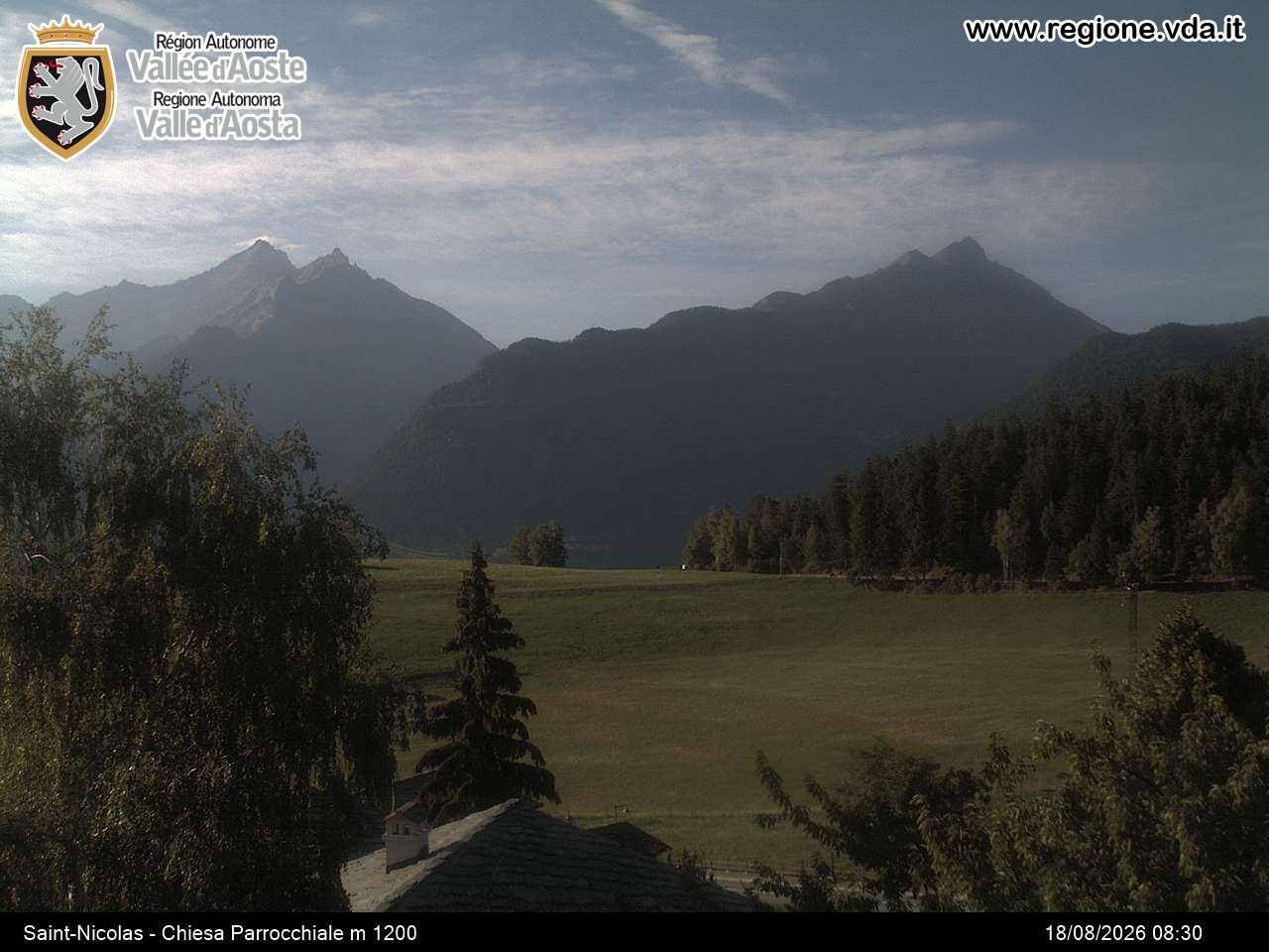 Archiv Foto Webcam Aostatal, Saint-Nicolas