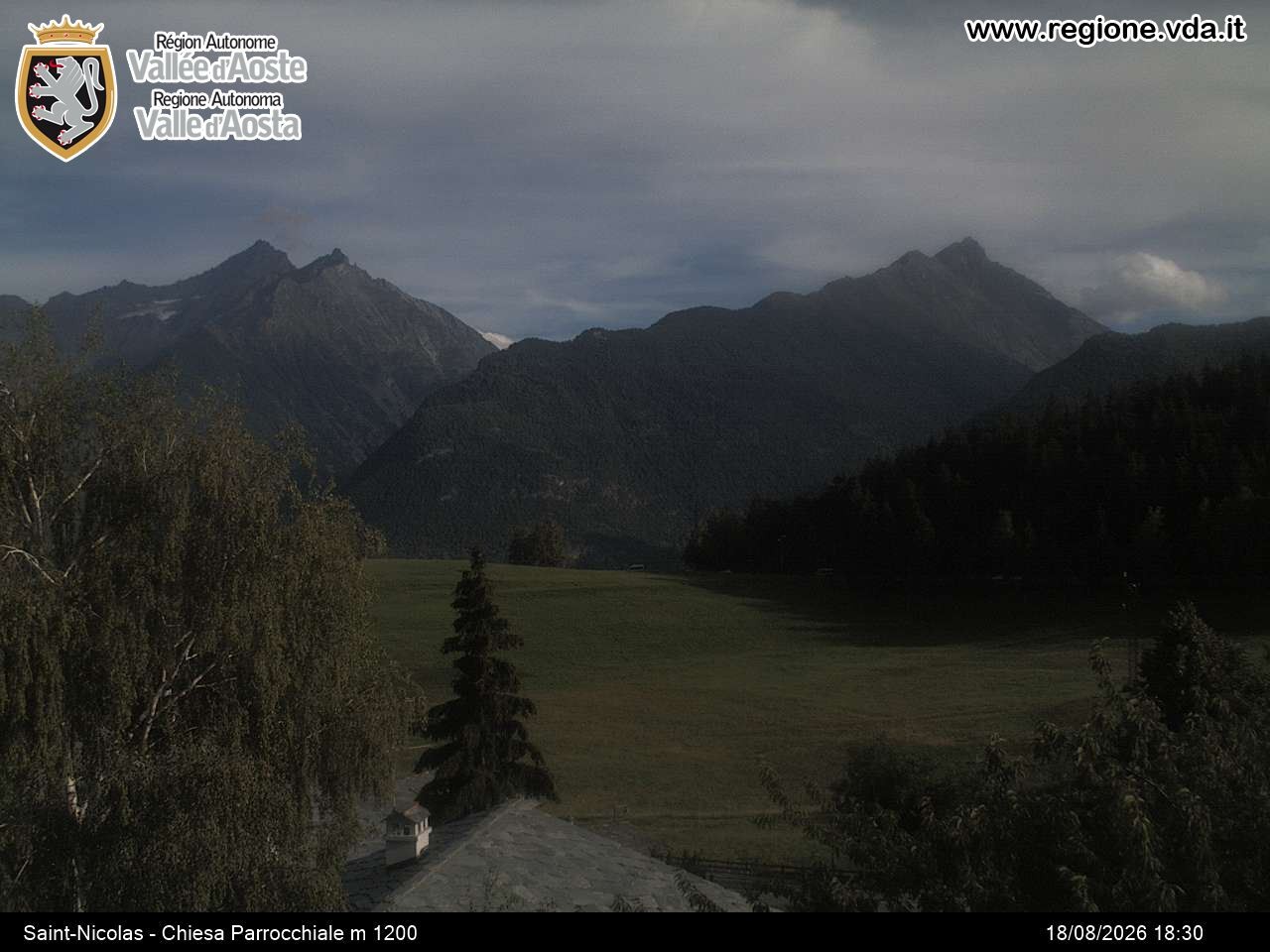 Archiv Foto Webcam Aostatal, Saint-Nicolas
