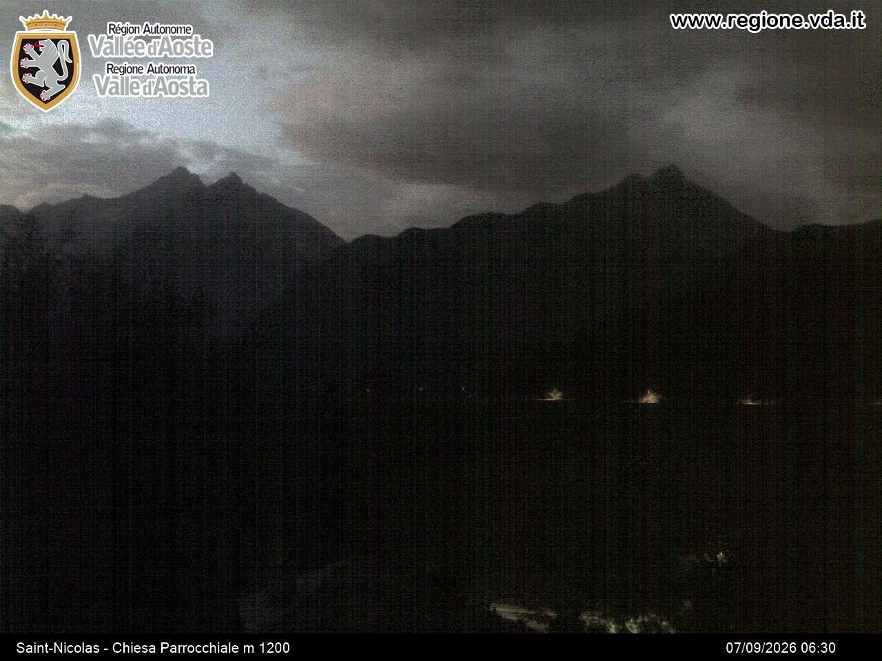 Archiv Foto Webcam Aostatal, Saint-Nicolas