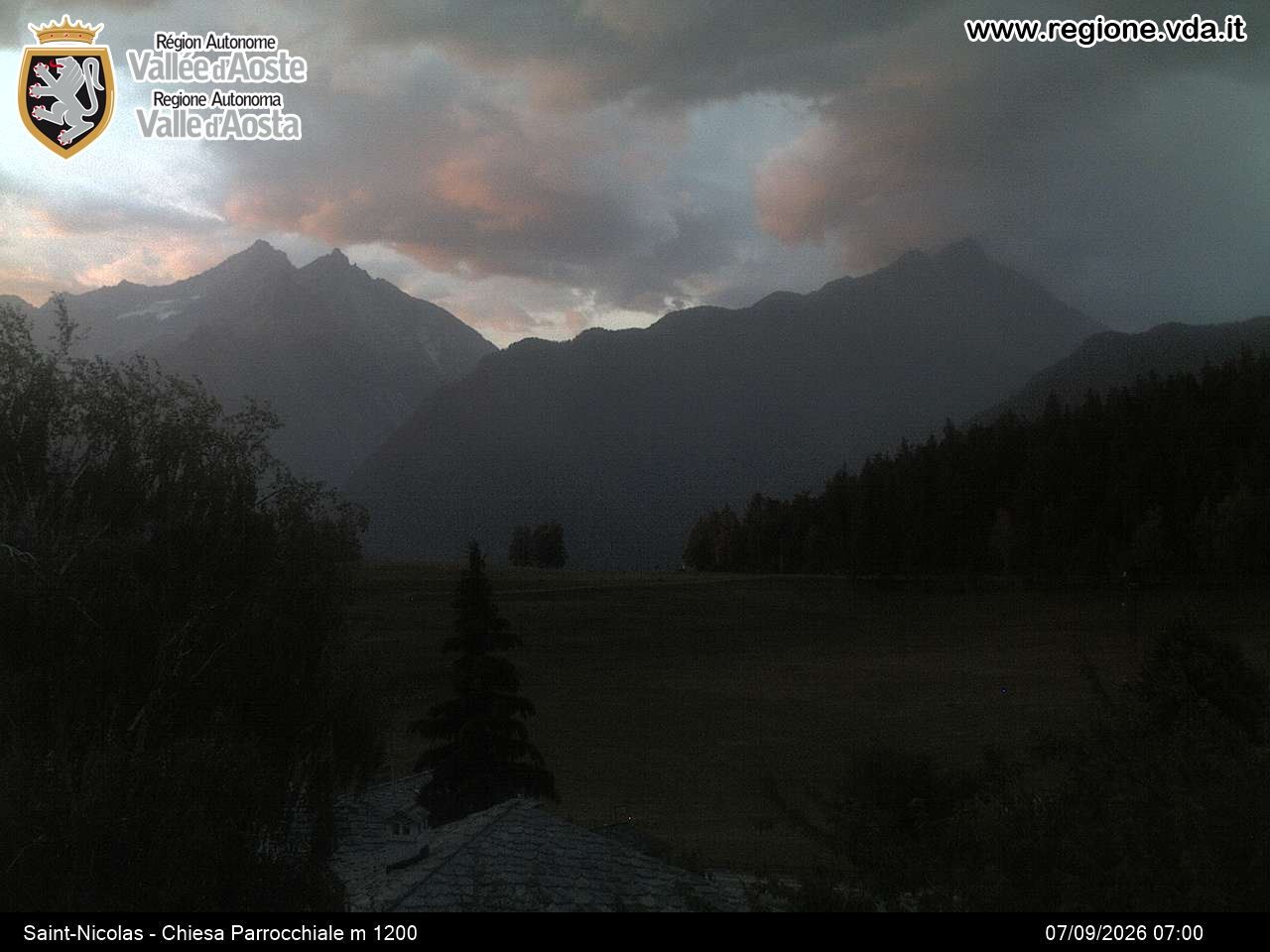 Archiv Foto Webcam Aostatal, Saint-Nicolas
