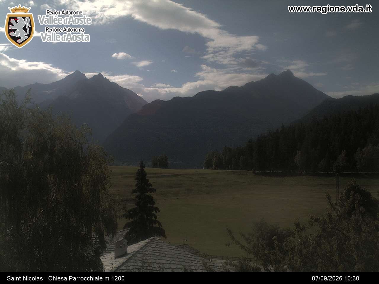 Archiv Foto Webcam Aostatal, Saint-Nicolas