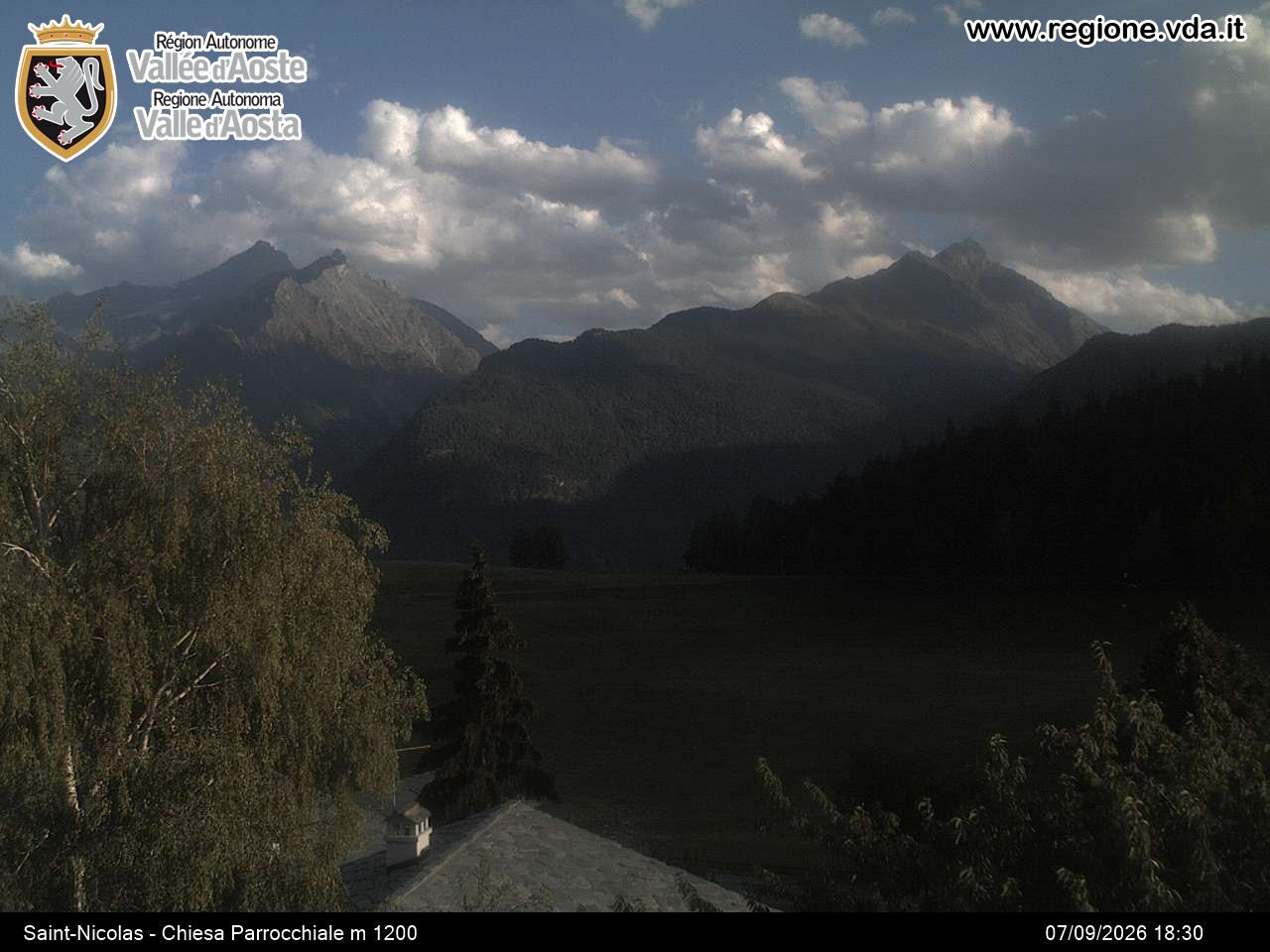 Archiv Foto Webcam Aostatal, Saint-Nicolas