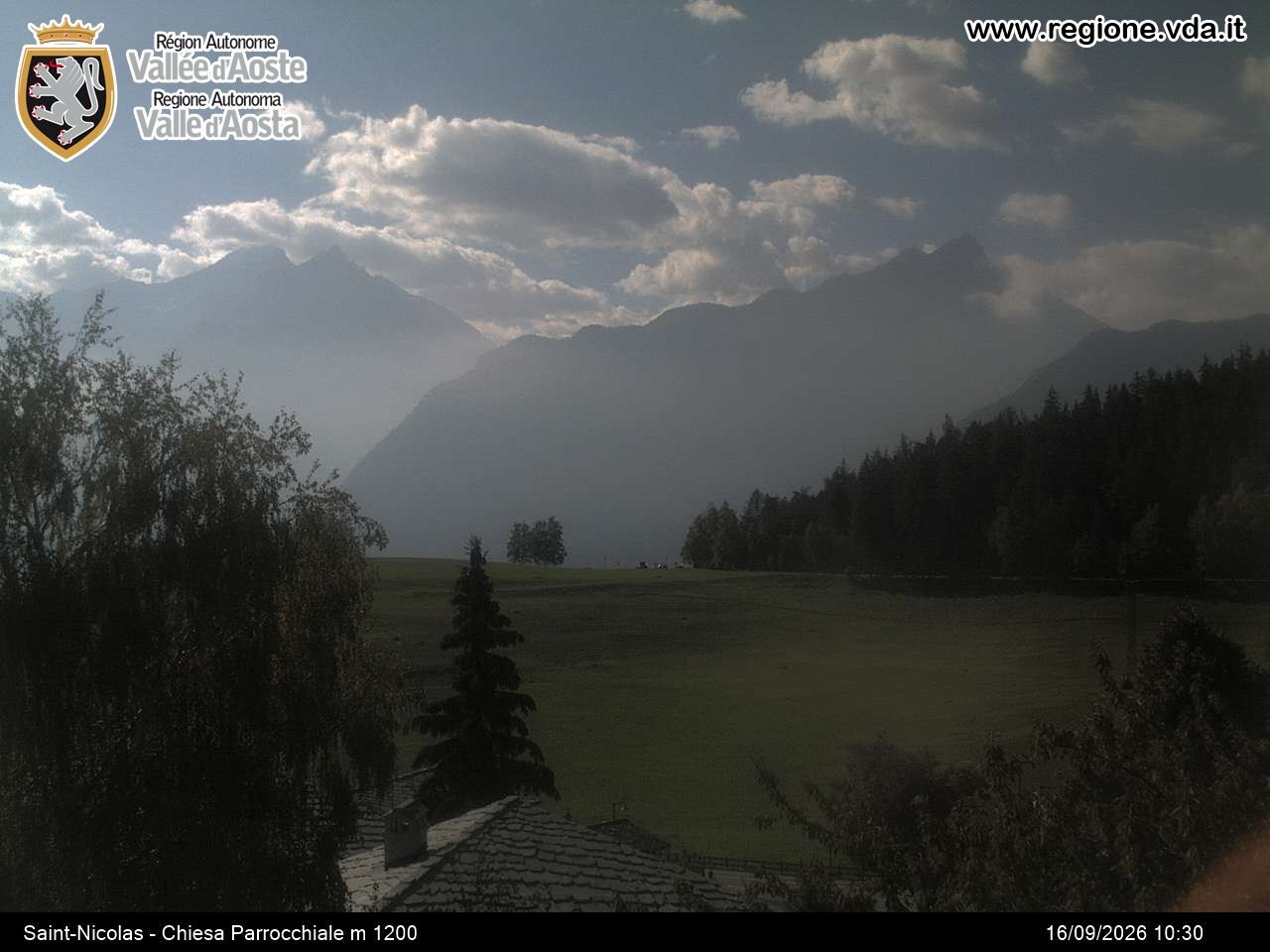 Archiv Foto Webcam Aostatal, Saint-Nicolas
