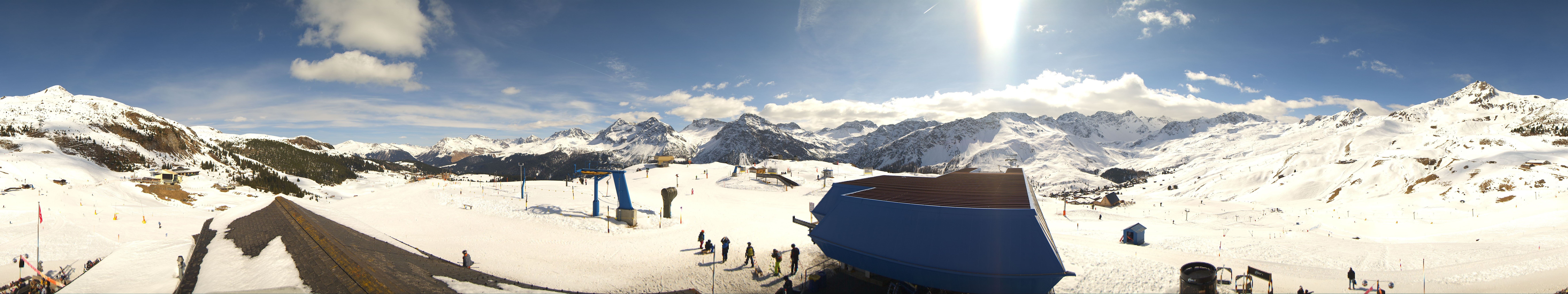 Archiv Foto Webcam Tschuggen, Arosa Bergbahnen