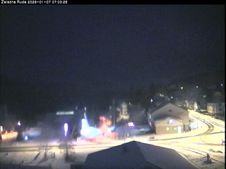 Archiv Foto Webcam Zelezna Ruda: Im Ort