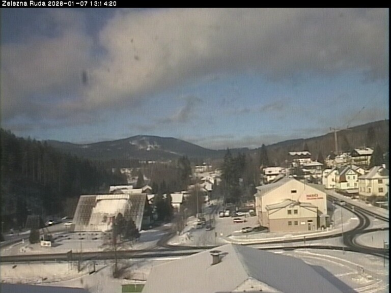Archiv Foto Webcam Zelezna Ruda: Im Ort