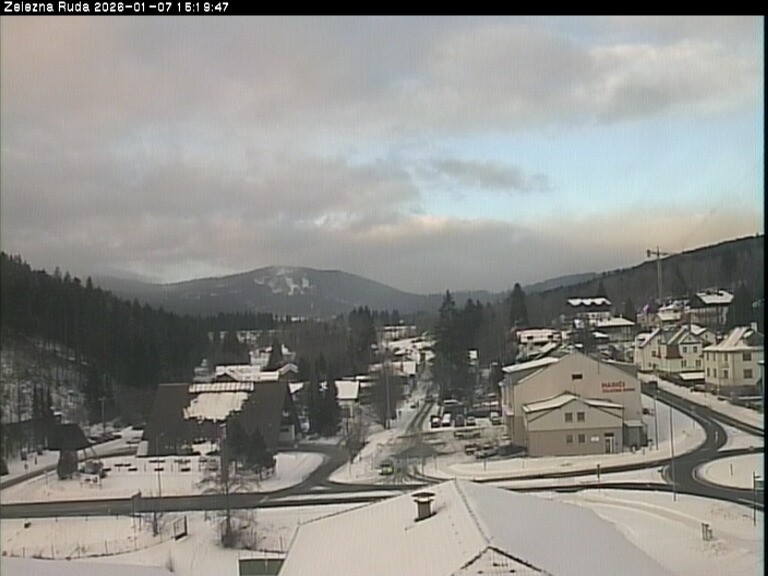 Archiv Foto Webcam Zelezna Ruda: Im Ort