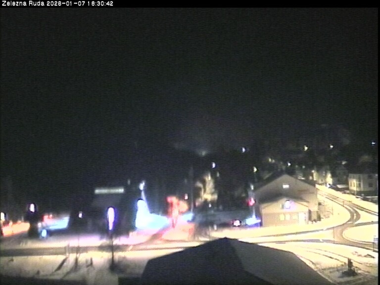Archiv Foto Webcam Zelezna Ruda: Im Ort