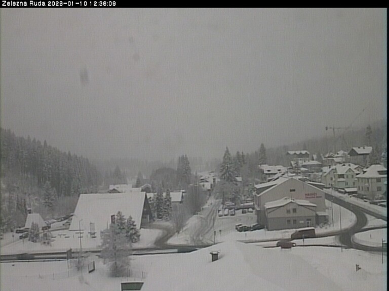 Archiv Foto Webcam Zelezna Ruda: Im Ort