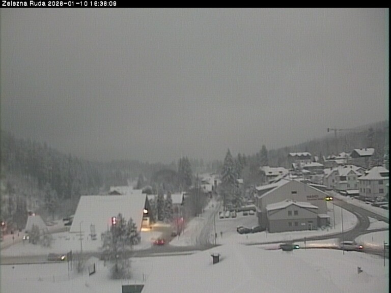 Archiv Foto Webcam Zelezna Ruda: Im Ort