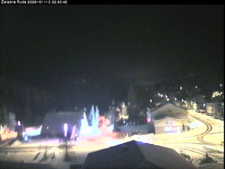 Archiv Foto Webcam Zelezna Ruda: Im Ort