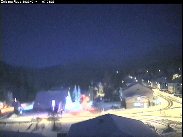 Archiv Foto Webcam Zelezna Ruda: Im Ort
