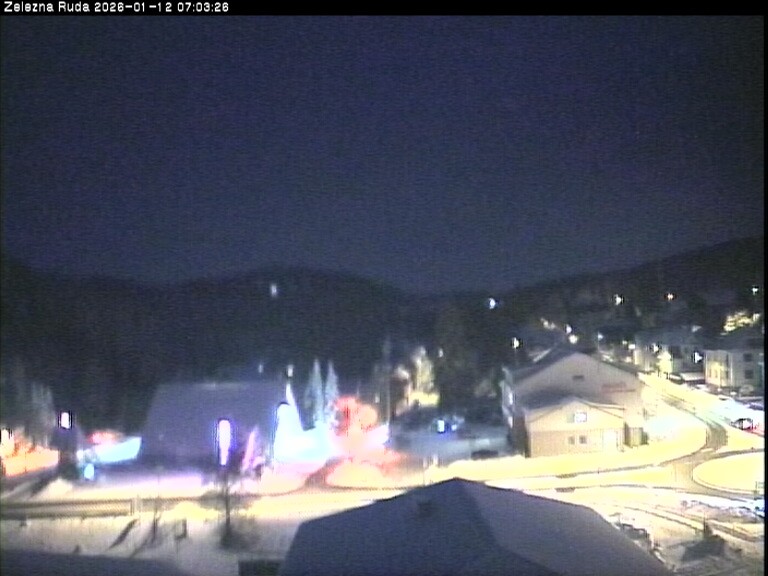 Archiv Foto Webcam Zelezna Ruda: Im Ort