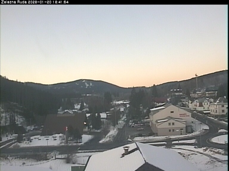 Archiv Foto Webcam Zelezna Ruda: Im Ort