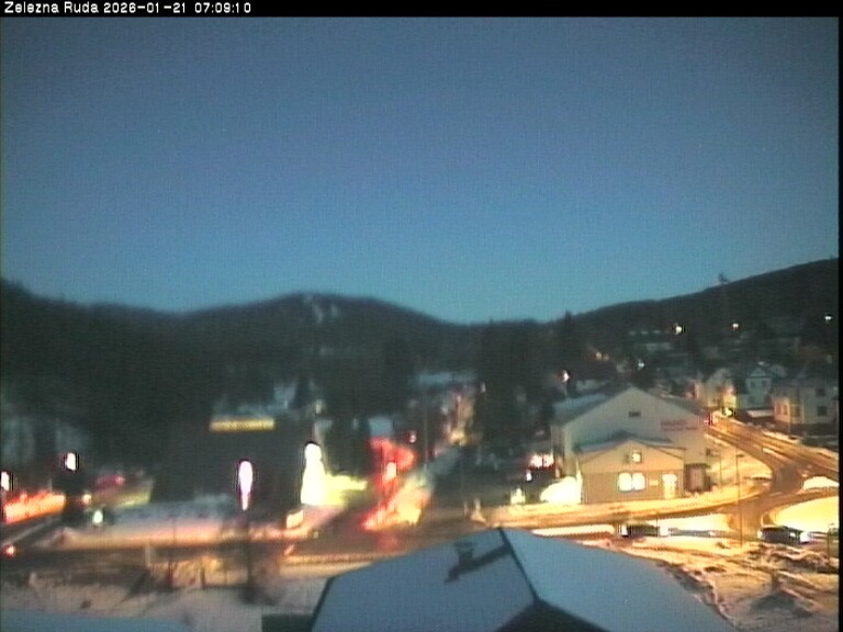 Archiv Foto Webcam Zelezna Ruda: Im Ort