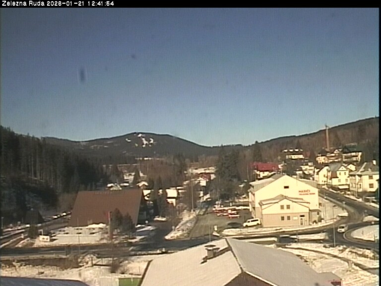 Archiv Foto Webcam Zelezna Ruda: Im Ort