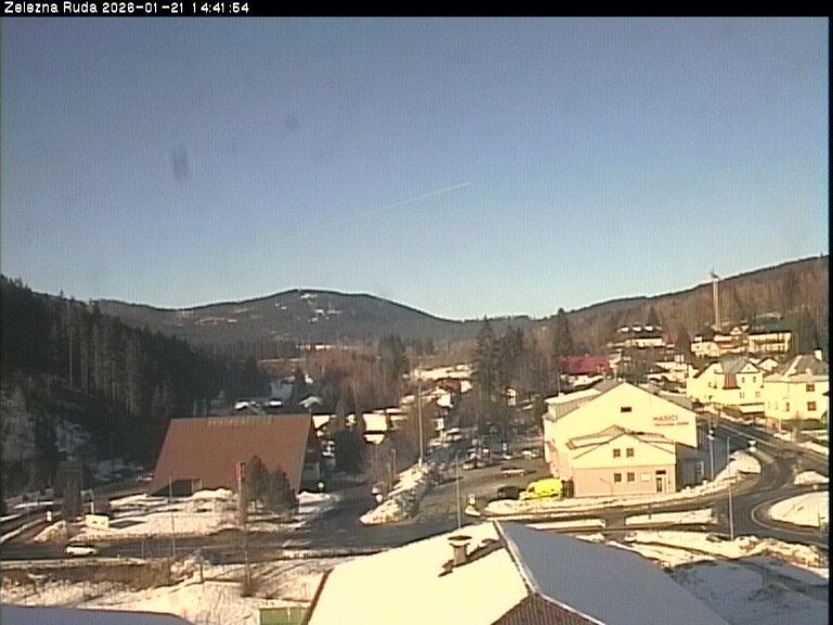 Archiv Foto Webcam Zelezna Ruda: Im Ort