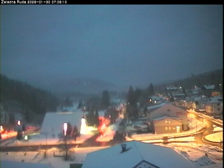 Archiv Foto Webcam Zelezna Ruda: Im Ort