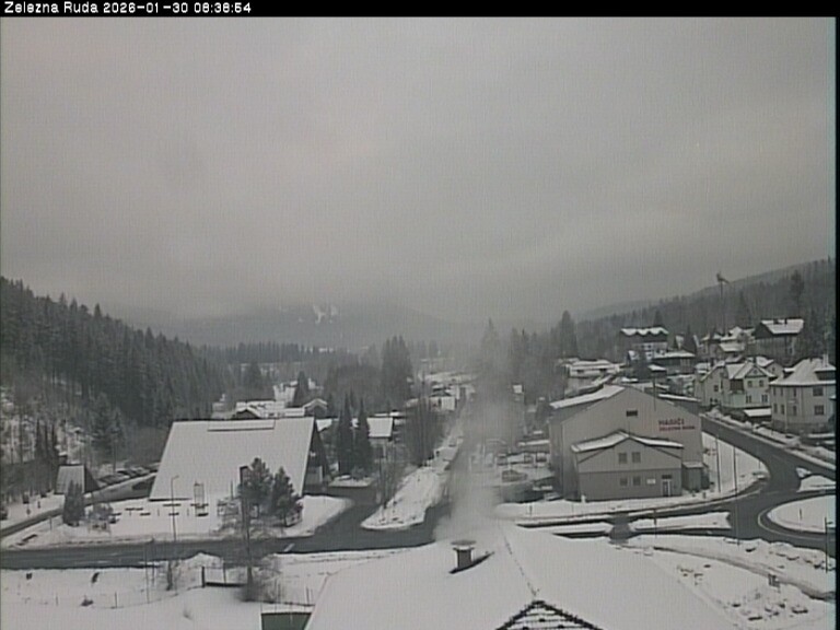 Archiv Foto Webcam Zelezna Ruda: Im Ort
